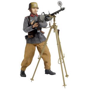 1/6 アクションフィギュア WW.II ドイツ空軍 第5高射砲連隊 対空機関銃