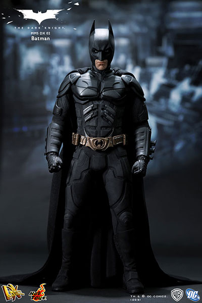 【中古】ムービー・マスターピース DX ザ・ダークナイト 1/6 スケールフィギュア バットマン （単品）[ホットトイズ]