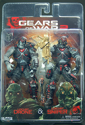 特殊部隊ネカ NECA ヘッドショット ローカスト・ドローン ギアーズ・オブ・ウォー GoW Gears of War Headshot Locust Figure フィギュア その他