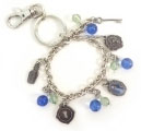 アリス・イン・ワンダーランド ブレスレット キーホルダー（ブルー） 単品[Monogram]《在庫切れ》