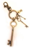 アリス・イン・ワンダーランド ３つの鍵のキーホルダー 単品[Monogram]《在庫切れ》