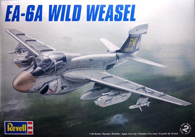 1/48 EA-6A ワイルドウィーゼル プラモデル（再販）[アメリカレベル