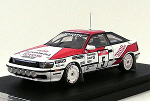 1/43ダイキャストモデル トヨタ セリカ GT-Four(＃5)1988 ツールド 