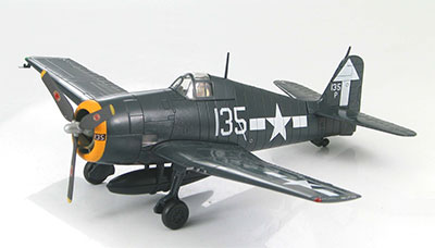 ホビーマスター ダイキャスト完成品 1/72 F6F-5 ヘルキャット “USS