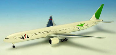 ダイキャストモデル完成品 1/500 B777-300ER JAL エコジェット(JA731J)[ホーガンウィングス]《在庫切れ》