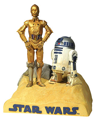 スター・ウォーズ R2-D2＆C-3PO バンク（貯金箱） 単品[ダイアモンド