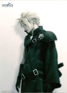 FF Ⅶ クラウド セフィロス ウォールスクロールポスター 希少色 未開封