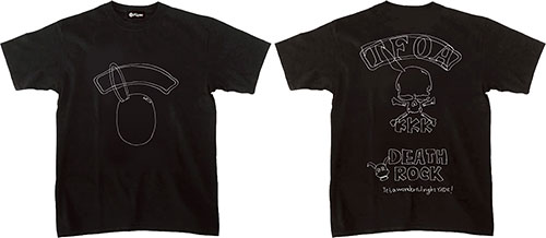 クローズ＆WORST バイクショップ藤木 BSF×TFOA Death Rock Tシャツ 