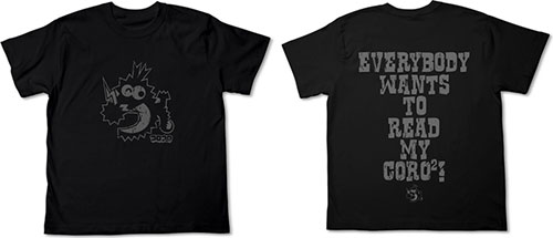 コロコロコミック コロコロドラゴン（大人用）Tシャツ/ブラック-M