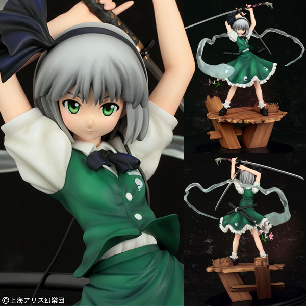 【中古】東方プロジェクト 特別編 半人半霊の庭師 魂魄妖夢－六道剣ver.－ 1/7 完成品フィギュア[グリフォンエンタープライズ]