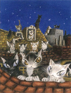 わちふぃーるどジグソーパズル「猫会議へ行こう」 迫力サイズの