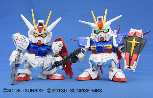 BB戦士 ストライクガンダム＆フォースインパルスガンダム プラモデル