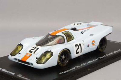完成品ミニカー 1/43 ポルシェ 917K ＃21 栄光のル・マン チェッカー