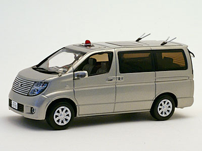 完成品モデルカー 1/43 日産 エルグランド 2008 神奈川県警察