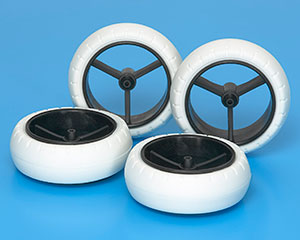 ミニ四駆 グレードアップパーツ スーパーX・XXカーボン大径ナロー