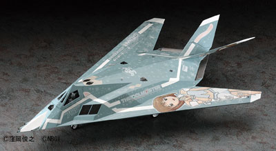 1/48 F-117A ナイトホーク “アイドルマスター 萩原雪歩” プラモデル