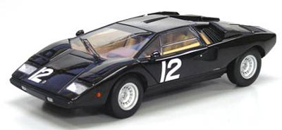 京商オリジナル ダイキャストモデルカー 1/18 ランボルギーニ カウンタック LP400 ハマの黒ヒョウ[京商]《在庫切れ》