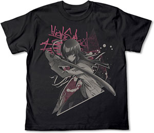 学園黙示録 HIGHSCHOOL OF THE DEAD 毒島冴子Tシャツ/ブラック-M 