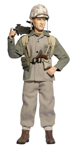 アクションフィギュア 1/6 WW.II アメリカ海兵隊 第5海兵師団 第27海兵連隊 M1919 A4ガンナー 一等軍曹“ティム・ライト”[プラッツ]《在庫切れ》