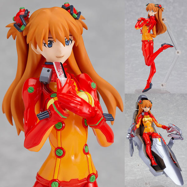 【中古】figma 式波・アスカ・ラングレー テストプラグスーツver.(ヱヴァンゲリヲン新劇場版：破)[マックスファクトリー]