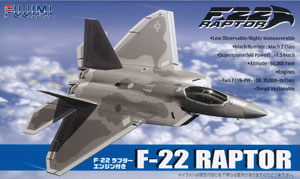 上品なスタイル フジミ模型 バトルスカイシリーズ1 F-22ラプター1/72 