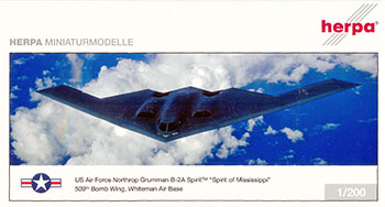 ヘルパウイングス 完成品 1/200 B-2A アメリカ空軍 第509爆撃