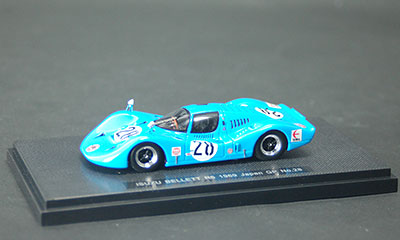 ミニチュアカーモデル 1/43 イスズ ベレット R6 日本GP 1969 ＃28