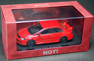 1/43 エブロ ホンダ シビック 無限 RR レッド 【管10】