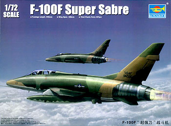 トランペッター アメリカ空軍 F-100F スーパーセイバー 1/72