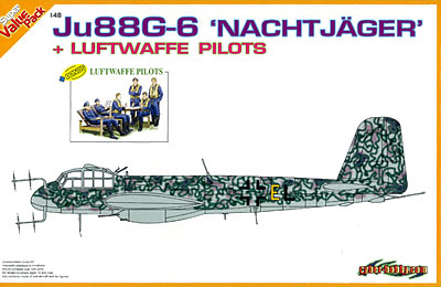 プラモデル 1/48 WW.II ドイツ空軍Ju88 G-6“ナハトイエーガー”w