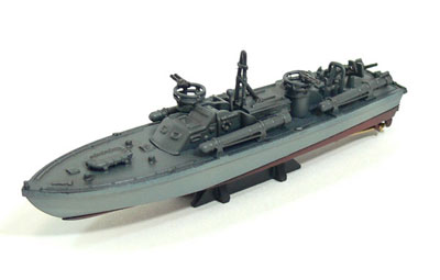 【中古】1/350 アイアンクラッド〈鋼鉄艦〉 PTボート PT132 プラモデル[アオシマ]