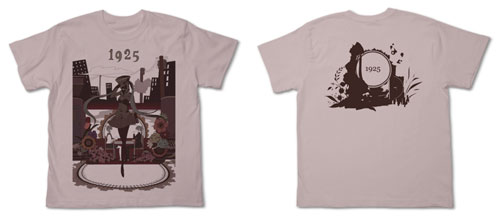 初音ミク 1925 シルエットＴシャツ/モーブ-XL（再販）[コスパ]《在庫切れ》