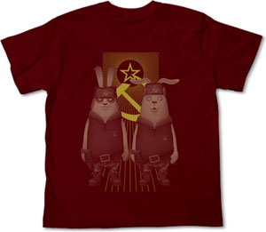 ウサビッチ ミリツィア Ｔシャツ/バーガンディ-M（再販）[コスパ]《在庫切れ》