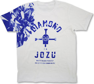 From Tv Animation ワンピース ダイヤモンドジョズｔシャツ ホワイト S 再販 コスパ 在庫切れ