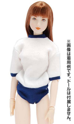 1/6スケールドール汎用 体操服 上下（紺）（ドール用衣装）（再販