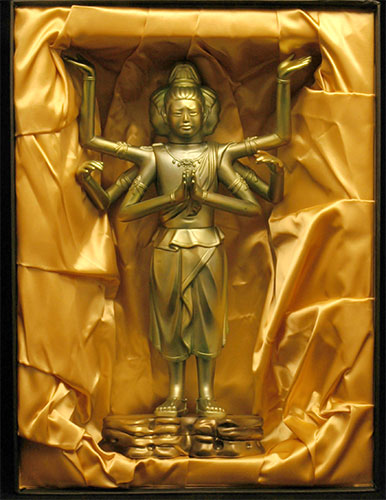 世紀のソフト神仏シリーズ 戦闘神 阿修羅 黄金 完成品フィギュア 