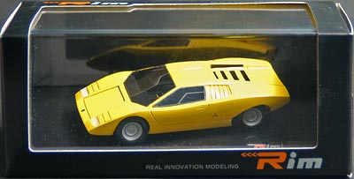 モデルカー 1/43 ランボルギーニ カウンタック プロトタイプ イエロー 