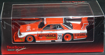 トゥルースケール 1/43 ニッサン ブルーバード シルエット Gr.5 1983 ＃20 オートバックス（再販）[トゥルースケール]《在庫切れ》