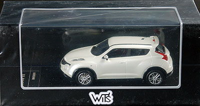 完成レジンモデル 1/43 日産ジューク 純正オプション付 ホワイトパール[WIT’S]《在庫切れ》