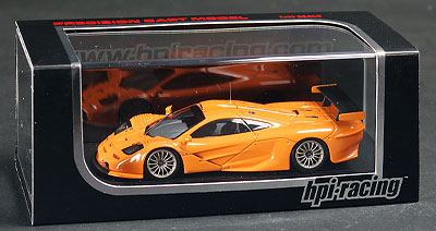 ダイキャストモデル 1/43 マクラーレン F1 GTR（プレーンカラーモデル：オレンジ）[hpi]《在庫切れ》