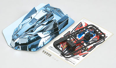 TAMIYA ネオファルコン ポリカボディ(ブルーメッキ) Amazon | タミヤ ミニ四駆 ネオファルコン ポリカボディ