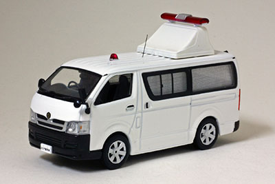 完成品モデルカー 1/43 トヨタ ハイエース DX 4Door 2008 警察本部警備