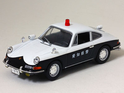 完成品モデルカー 1/43 ポルシェ 912 1968 愛知県警察交通自動車隊車両