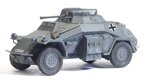 塗装済完成品 1/72 WW.II ドイツ軍 Sd.Kfz.222 装甲偵察車（通常