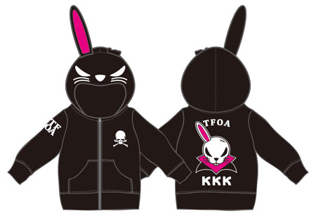 クローズ＆WORST [CWOG] デス・ラビット キッズパーカー/ブラック-120cm-amiami.jp-あみあみオンライン本店-