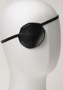 コスパティオ オリジナル 眼帯 合皮 黒 丸型 再販 コスパ 在庫切れ