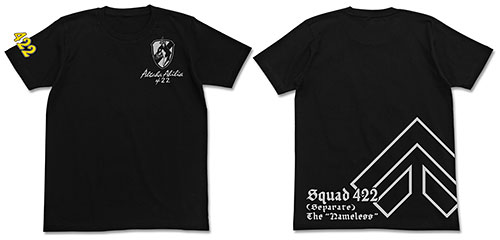 戦場のヴァルキュリア３ ネームレス部隊章Ｔシャツ/ブラック-M（再販）[コスパ]《在庫切れ》