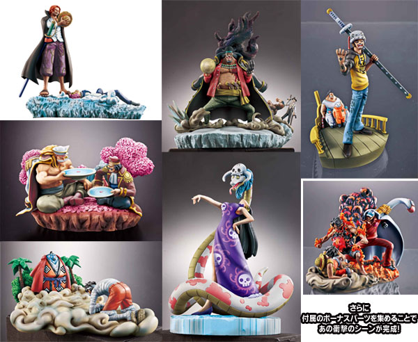   One Piece Logbox Marineford 2 Trading Figure Full Set of 7 NEW  