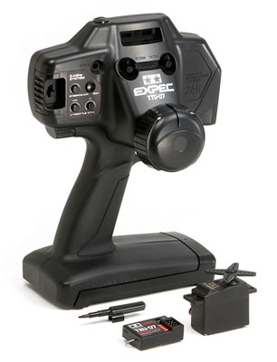 ラジコン RCシステム エクスペックGT-I 2.4G(受信機・サーボセット)[タミヤ]《在庫切れ》