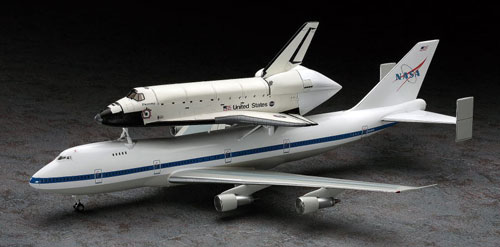 ハセガワ　スペースシャトル オービター&ボーイング747　1/200 完成品 1/200 スペースシャトル オービター＆ボーイング 747 プラモデル（再販